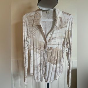 Wilfred knit floral blouse